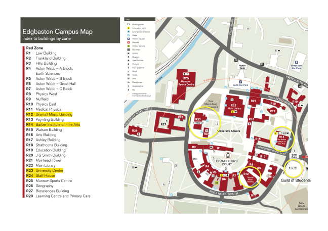 Central Campus Map Annotated